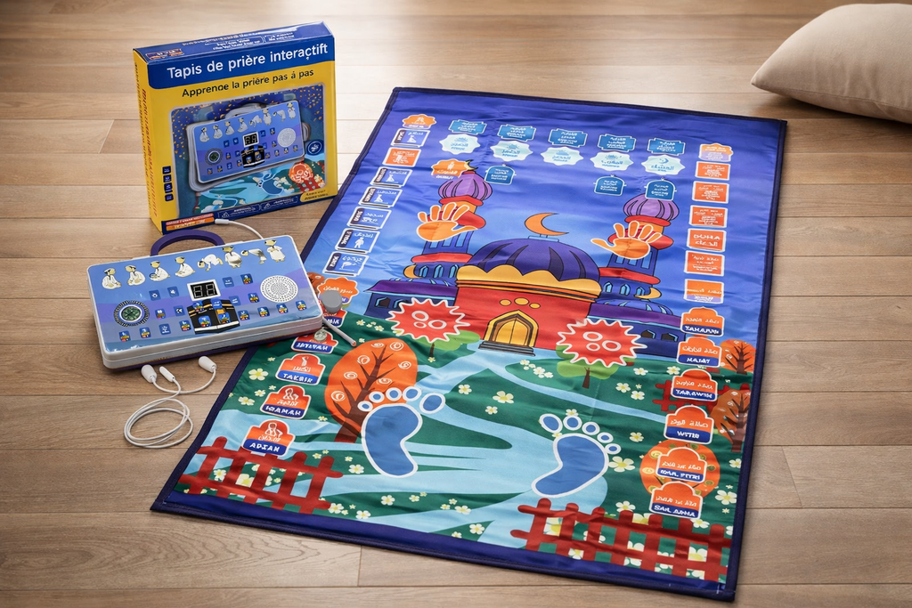 Qiyam – Le Tapis de Prière Interactif qui éveille la foi 🤍 Ṣalāt guidée avec traduction – Un cadeau béni pour Ramadan & Aïd