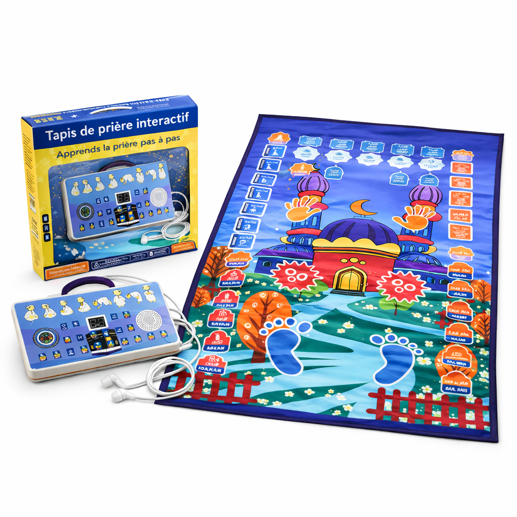 Qiyam – Le Tapis de Prière Interactif qui éveille la foi 🤍 Ṣalāt guidée avec traduction – Un cadeau béni pour Ramadan & Aïd
